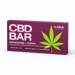 CBD батончик Bar з канабідіолом чорнослив + горіхи, 50 г