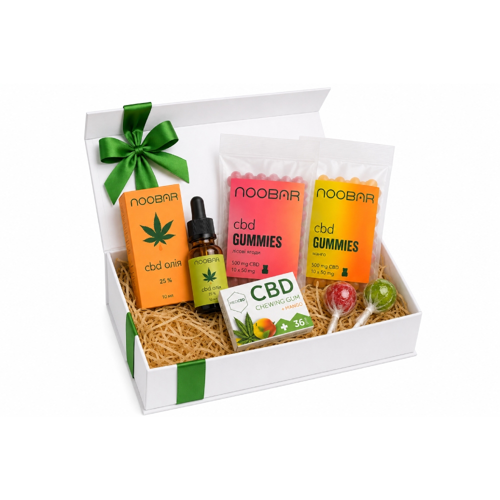 cbd-nabir-tovariv-z-kanabidiolom-noobar-box-legkist CBD набір товарів з канабідіолом Noobar Box «Легкість» - Зображення 1