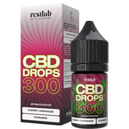 CBD Drops (рідина) Cherry lemonade&Cannabis 300 мг
