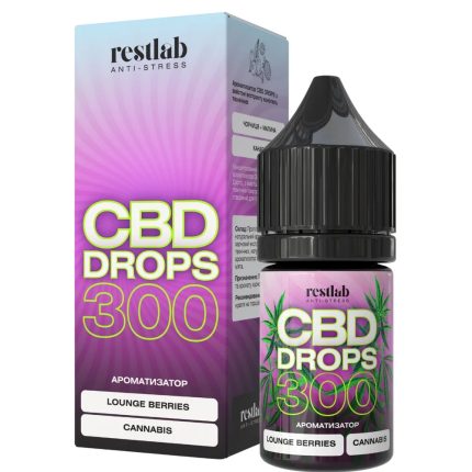 CBD Drops (рідина) Lounge berries&Cannabis 300 мг